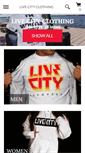 Mobile Screenshot of livecityclothing.com